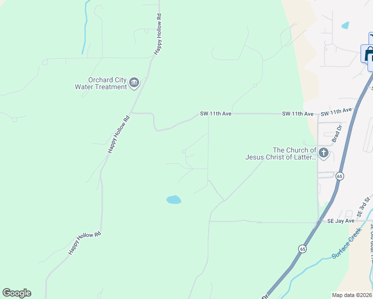 map of restaurants, bars, coffee shops, grocery stores, and more near 1598 SW Painted Fork Rd in Cedaredge