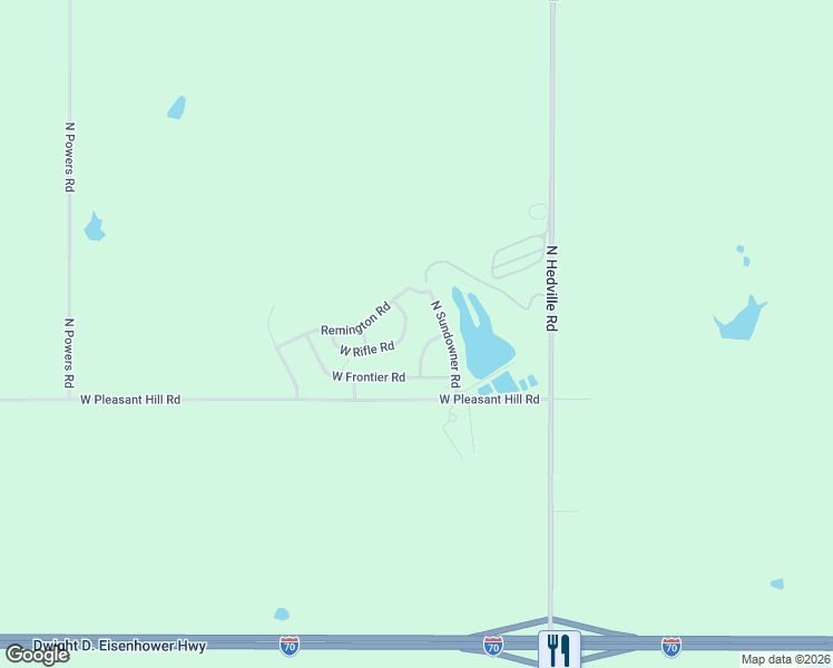 map of restaurants, bars, coffee shops, grocery stores, and more near 7505 W Rifle Rd in Salina