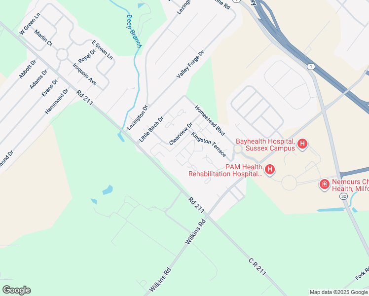 map of restaurants, bars, coffee shops, grocery stores, and more near 35 South Sagamore Drive in Milford