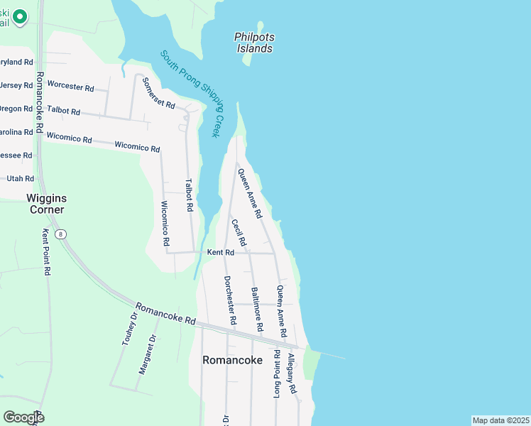 map of restaurants, bars, coffee shops, grocery stores, and more near 328 Queen Anne Road in Stevensville