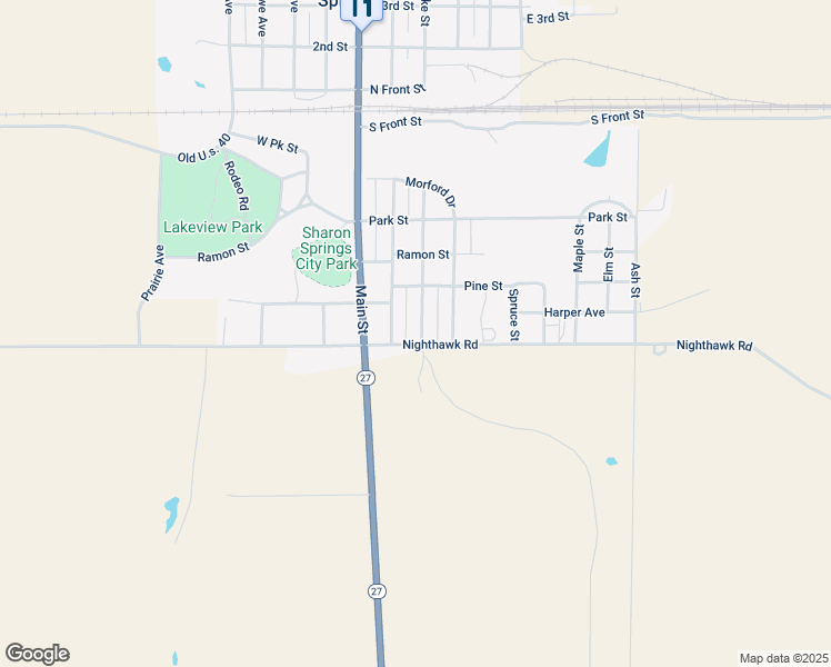 map of restaurants, bars, coffee shops, grocery stores, and more near 523 North Boeke in Sharon Springs