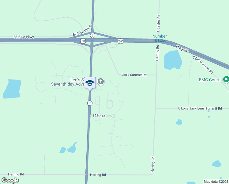 map of restaurants, bars, coffee shops, grocery stores, and more near 12502 Laci Circle in Lake Lotawana