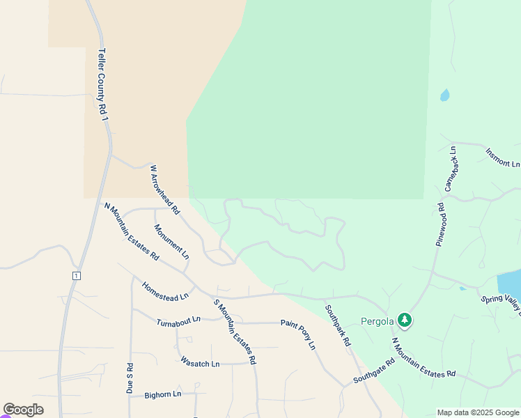 map of restaurants, bars, coffee shops, grocery stores, and more near West Arrowhead Road in Florissant
