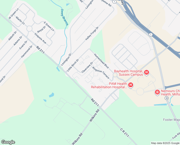 map of restaurants, bars, coffee shops, grocery stores, and more near 35 South Sagamore Drive in Milford