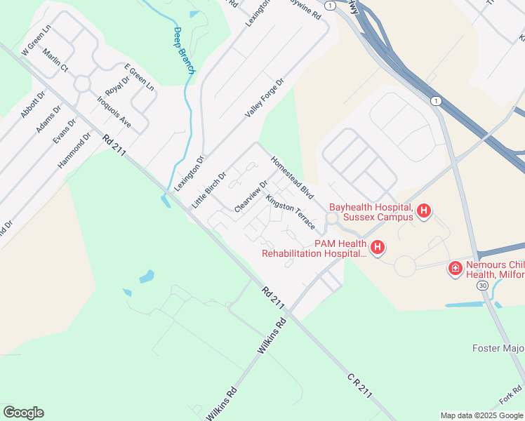 map of restaurants, bars, coffee shops, grocery stores, and more near 35 South Sagamore Drive in Milford