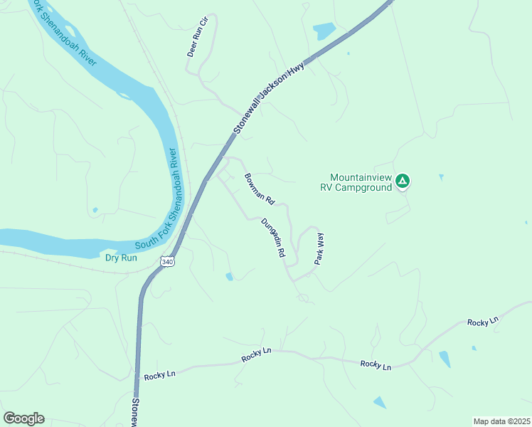 map of restaurants, bars, coffee shops, grocery stores, and more near 223 Dungadin Road in Front Royal