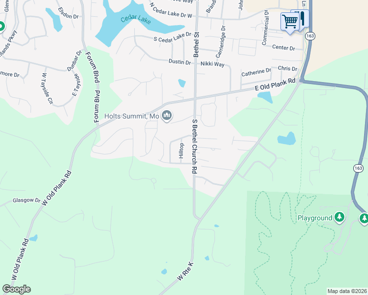 map of restaurants, bars, coffee shops, grocery stores, and more near 5646 Hilltop in Columbia