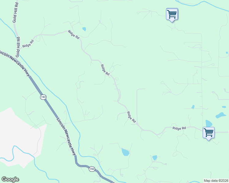 map of restaurants, bars, coffee shops, grocery stores, and more near 7400 Ridge Road in Newcastle