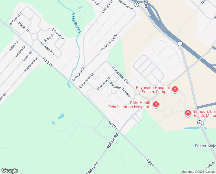 map of restaurants, bars, coffee shops, grocery stores, and more near 35 South Sagamore Drive in Milford