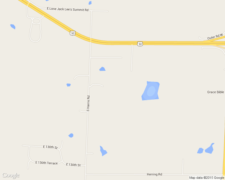 map of restaurants, bars, coffee shops, grocery stores, and more near 12517 South Harris Road in Lee's Summit