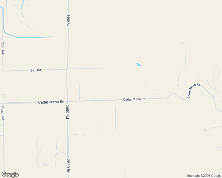 map of restaurants, bars, coffee shops, grocery stores, and more near 26309-26443 Cedar Mesa Road in Cedaredge