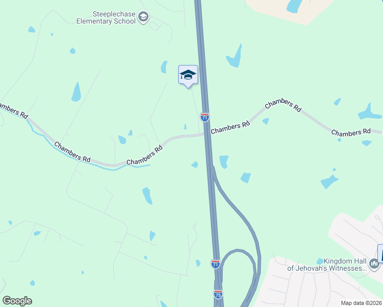 map of restaurants, bars, coffee shops, grocery stores, and more near 473-493 Chambers Road in Walton