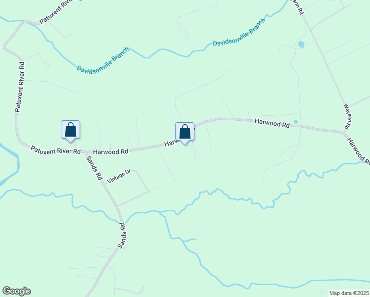 map of restaurants, bars, coffee shops, grocery stores, and more near 3200 Ivy Way in Harwood