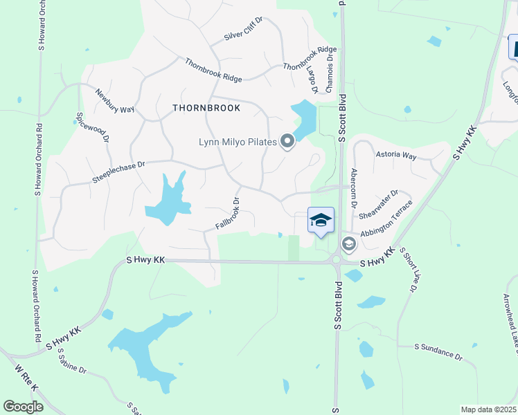 map of restaurants, bars, coffee shops, grocery stores, and more near 5704 Thornbrook Parkway in Columbia