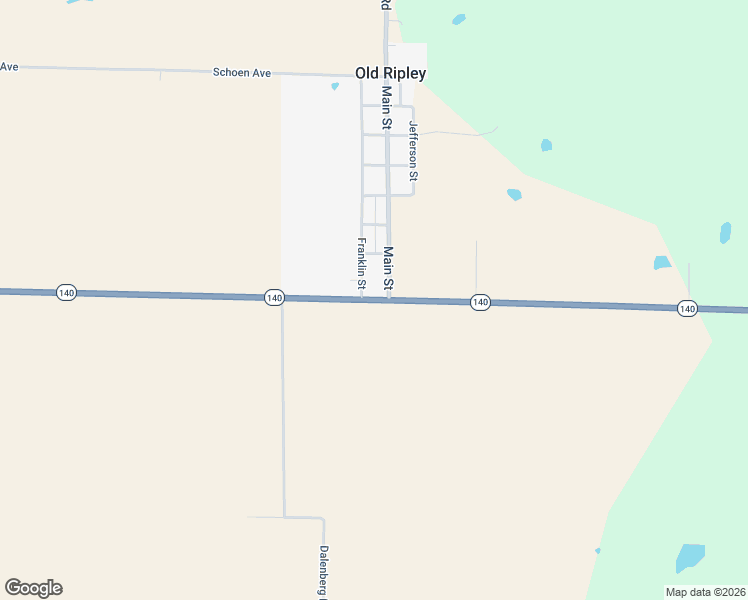 map of restaurants, bars, coffee shops, grocery stores, and more near 1002 Franklin Street in Pocahontas