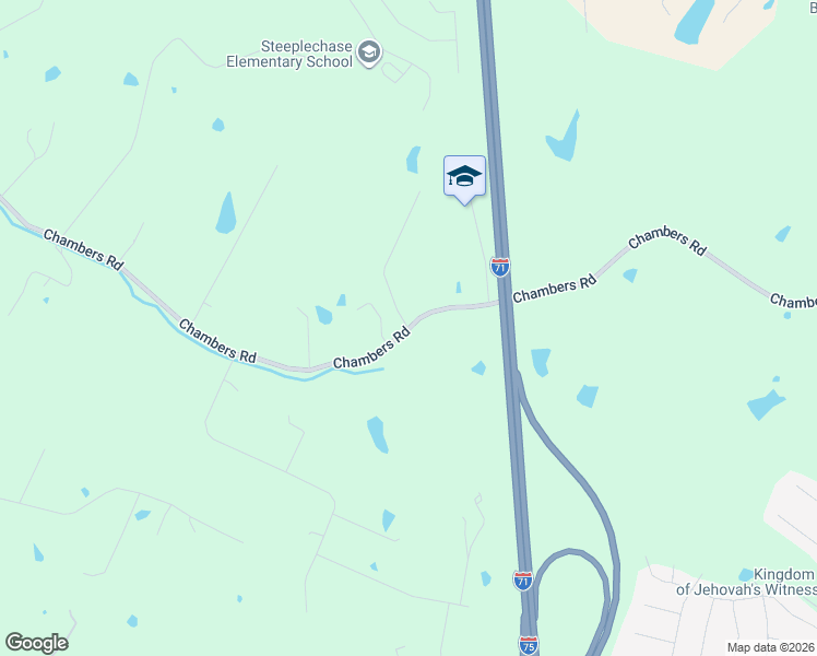 map of restaurants, bars, coffee shops, grocery stores, and more near 493 Chambers Road in Walton