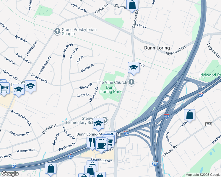2540 Gallows Road, Dunn Loring VA Walk Score
