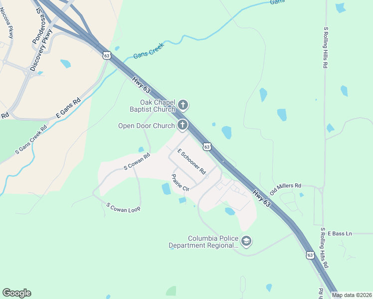 map of restaurants, bars, coffee shops, grocery stores, and more near 4819 East Schooner Road in Columbia