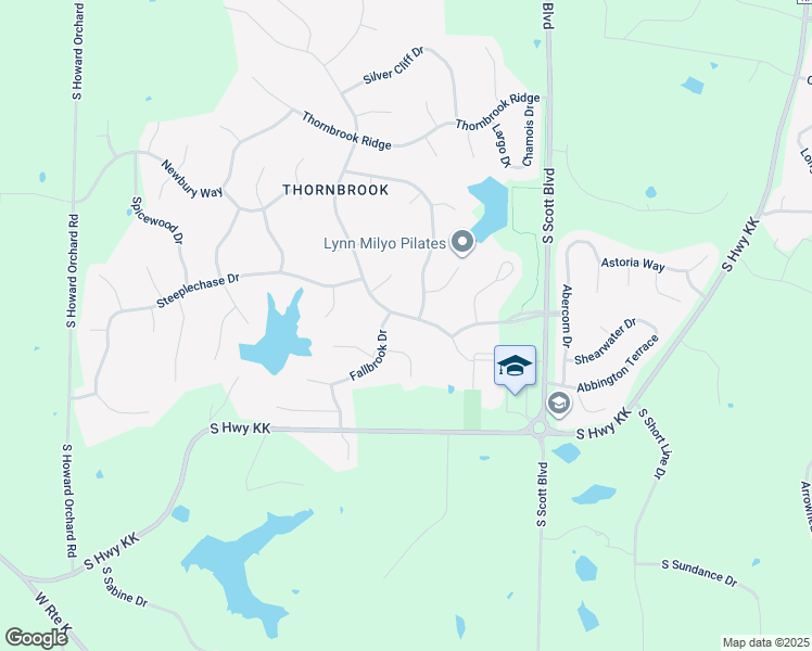 map of restaurants, bars, coffee shops, grocery stores, and more near 5704 Thornbrook Parkway in Columbia