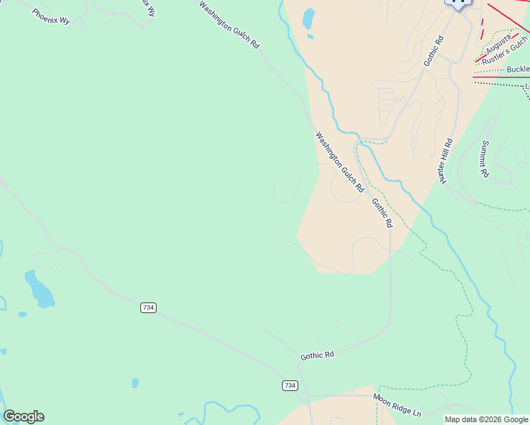 map of restaurants, bars, coffee shops, grocery stores, and more near 8 Glacier Lily Way in Crested Butte