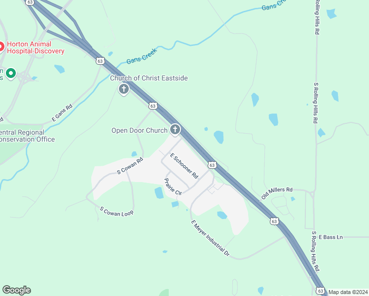 map of restaurants, bars, coffee shops, grocery stores, and more near 4819 East Schooner Road in Columbia