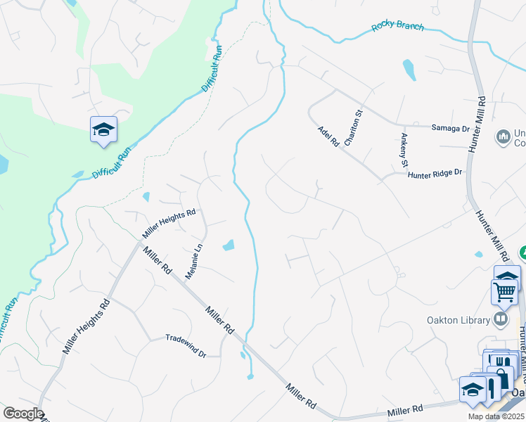 map of restaurants, bars, coffee shops, grocery stores, and more near 2908 Oakton Ridge Circle in Oakton
