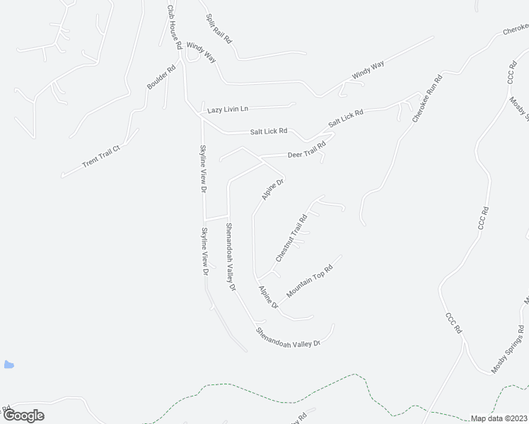 map of restaurants, bars, coffee shops, grocery stores, and more near 251 Alpine Drive in Front Royal