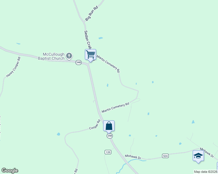 map of restaurants, bars, coffee shops, grocery stores, and more near 525 Martin Cemetery Road in Lucasville