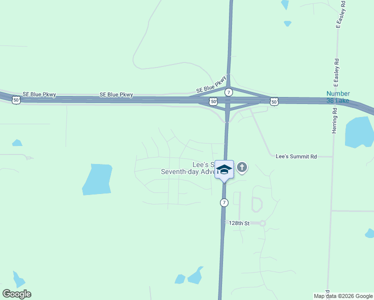 map of restaurants, bars, coffee shops, grocery stores, and more near 12416 Missouri 7 in Lake Lotawana