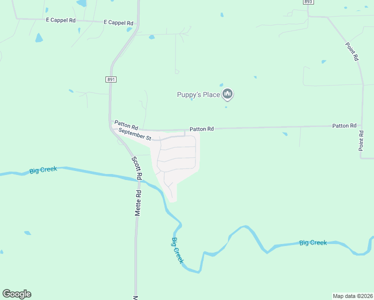 map of restaurants, bars, coffee shops, grocery stores, and more near 92 September Street in Moscow Mills