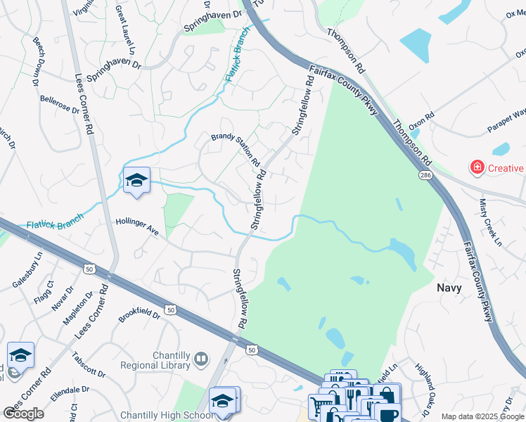 map of restaurants, bars, coffee shops, grocery stores, and more near 13133 Willoughby Point Drive in Fairfax