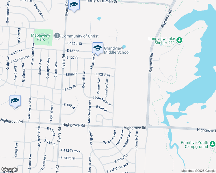 map of restaurants, bars, coffee shops, grocery stores, and more near 12833 Smalley Avenue in Grandview