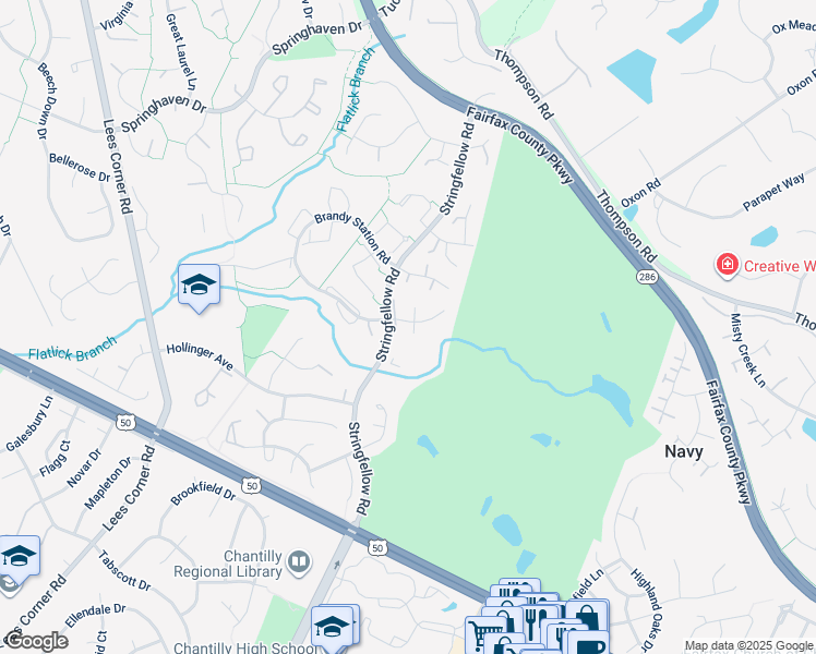 map of restaurants, bars, coffee shops, grocery stores, and more near 13127 Willoughby Point Drive in Fairfax