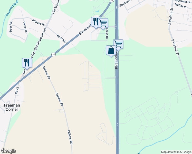 map of restaurants, bars, coffee shops, grocery stores, and more near 12088 Geyer Avenue in Milford