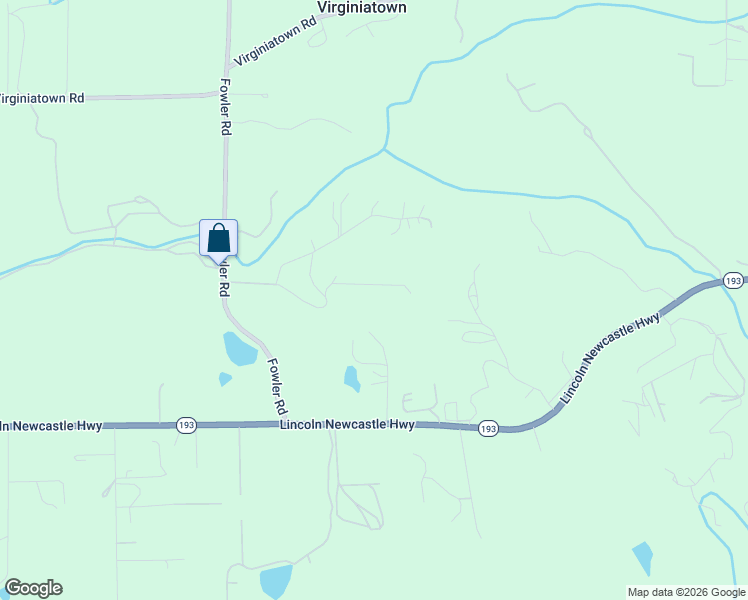 map of restaurants, bars, coffee shops, grocery stores, and more near 4840 Frog Pond Road in Newcastle
