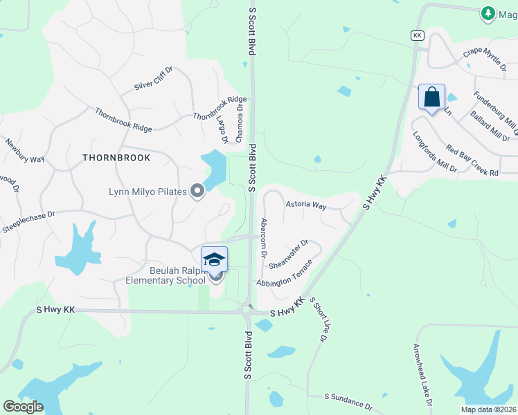 map of restaurants, bars, coffee shops, grocery stores, and more near Abercorn Drive in Columbia