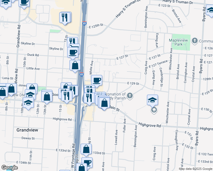 6111 East 129th Street, Grandview MO Walk Score