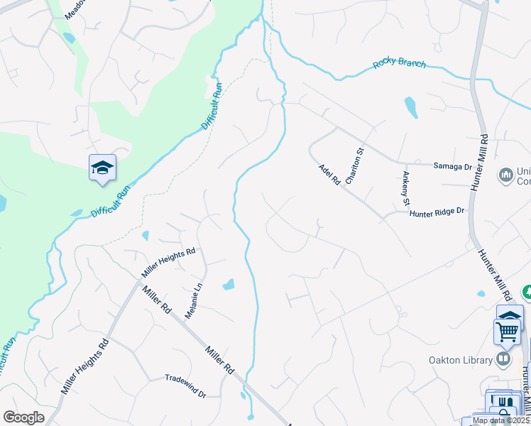 map of restaurants, bars, coffee shops, grocery stores, and more near 2900 Oakton Ridge Circle in Oakton