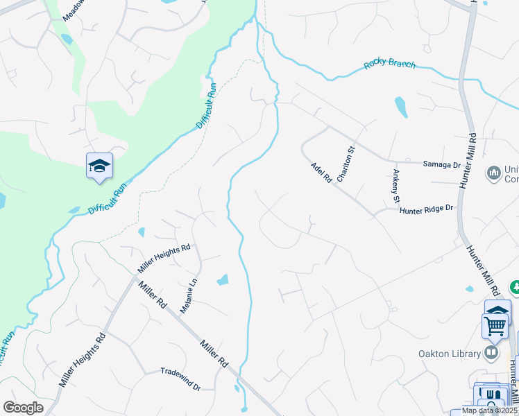 map of restaurants, bars, coffee shops, grocery stores, and more near 2900 Oakton Ridge Circle in Oakton