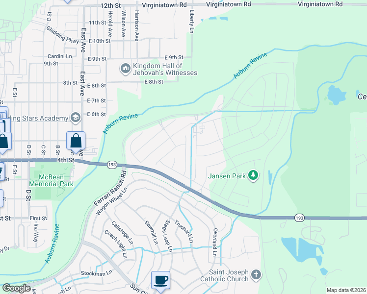 map of restaurants, bars, coffee shops, grocery stores, and more near 473 Leavell Lane in Lincoln