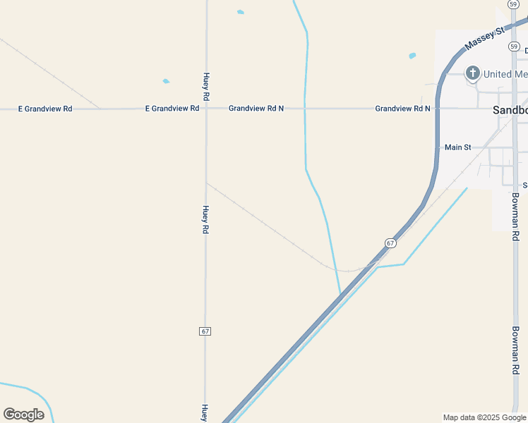 map of restaurants, bars, coffee shops, grocery stores, and more near in Sandborn