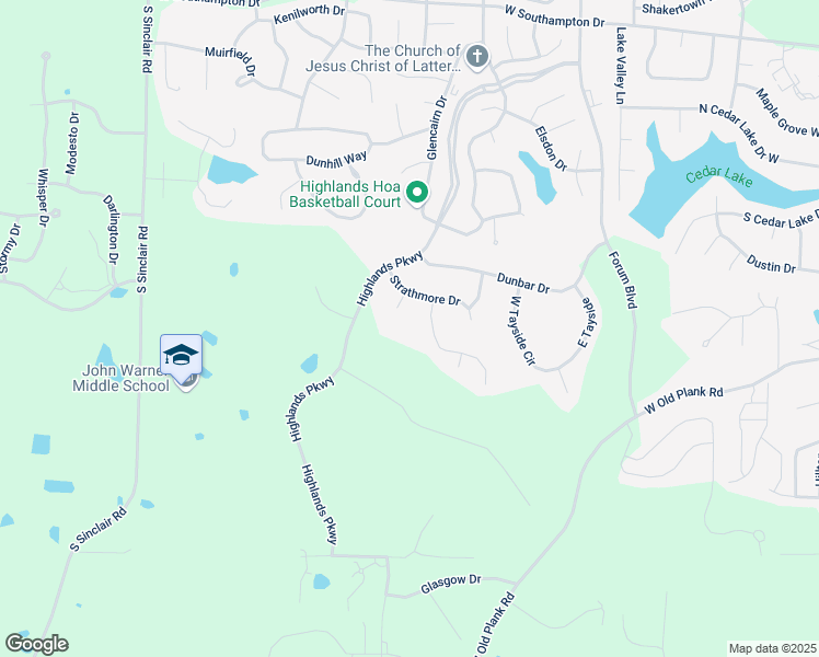 map of restaurants, bars, coffee shops, grocery stores, and more near 5407 Dalcross Drive in Columbia