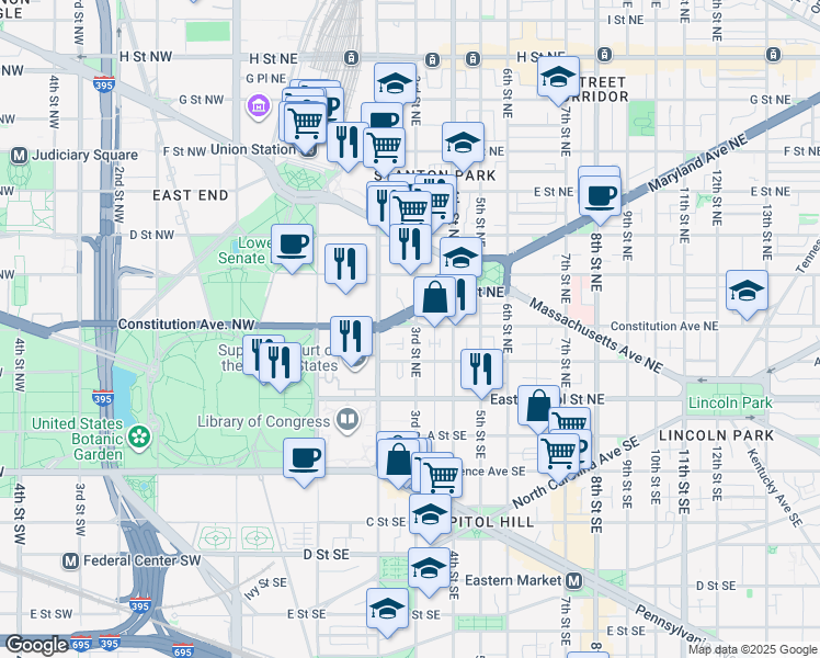 231 Constitution Avenue Northeast, Washington D.C. DC Walk Score
