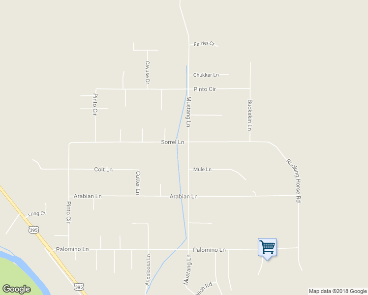 map of restaurants, bars, coffee shops, grocery stores, and more near 738 Mustang Lane in Gardnerville