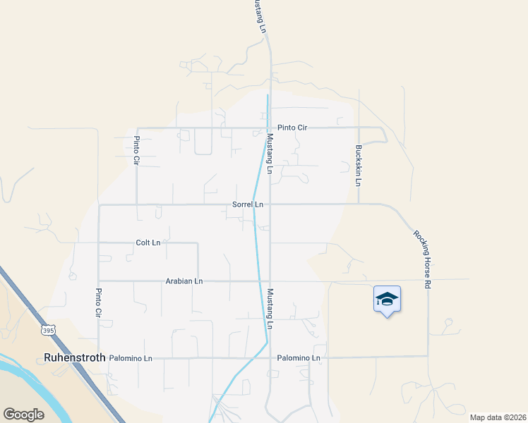 map of restaurants, bars, coffee shops, grocery stores, and more near 738 Mustang Lane in Gardnerville