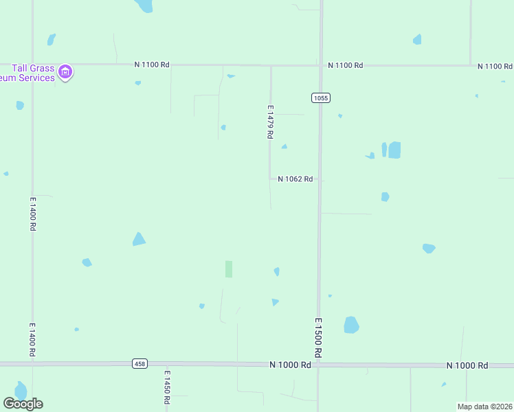 map of restaurants, bars, coffee shops, grocery stores, and more near 1053 East 1479 Road in Lawrence