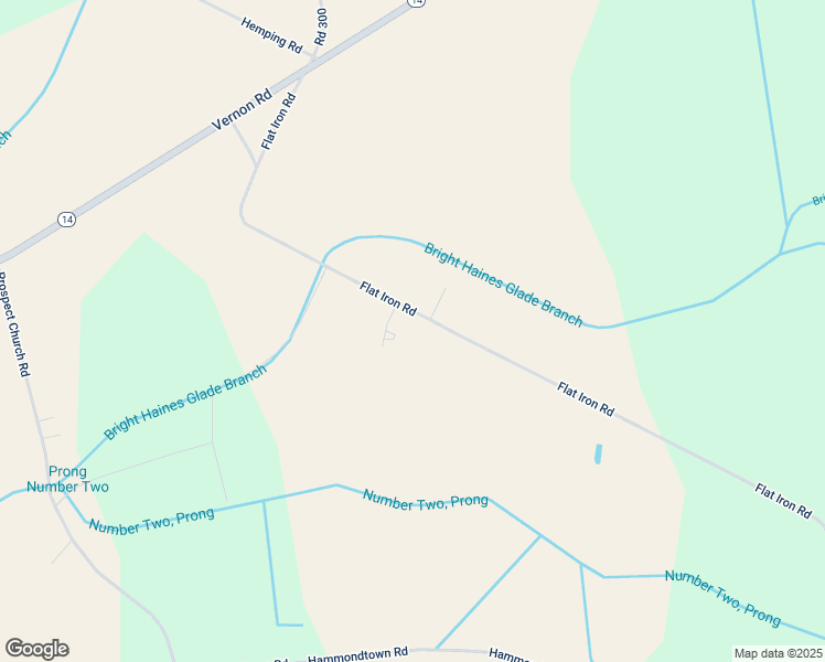 map of restaurants, bars, coffee shops, grocery stores, and more near 772 Flat Iron Road in Harrington