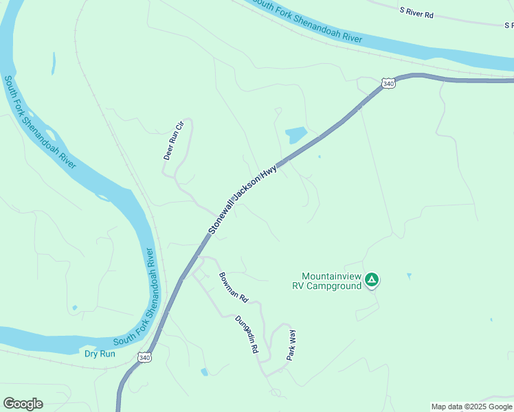 map of restaurants, bars, coffee shops, grocery stores, and more near 8934 Stonewall Jackson Highway in Front Royal