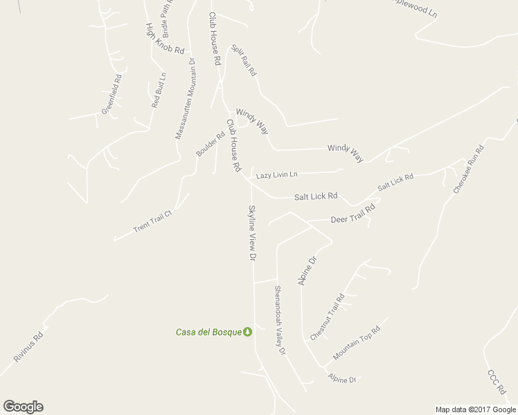 map of restaurants, bars, coffee shops, grocery stores, and more near 85 Skyline View Drive in Front Royal