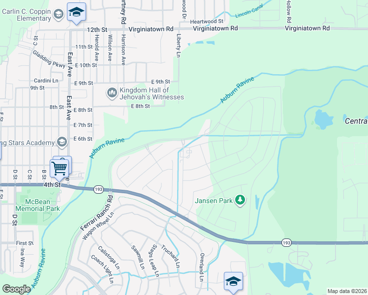 map of restaurants, bars, coffee shops, grocery stores, and more near 473 Leavell Lane in Lincoln